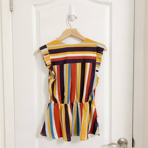 Monteau Striped Blouse - Picture 2 of 3